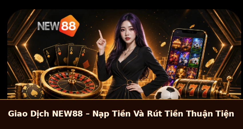Giao dịch nạp rút NEW88 thuận tiện